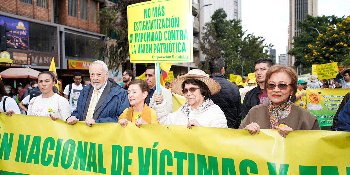 En el marco del 9 de abril, las víctimas de la Unión Patriótica exigen el cumplimiento de la sentencia de la Corte Interamericana de Derechos Humanos